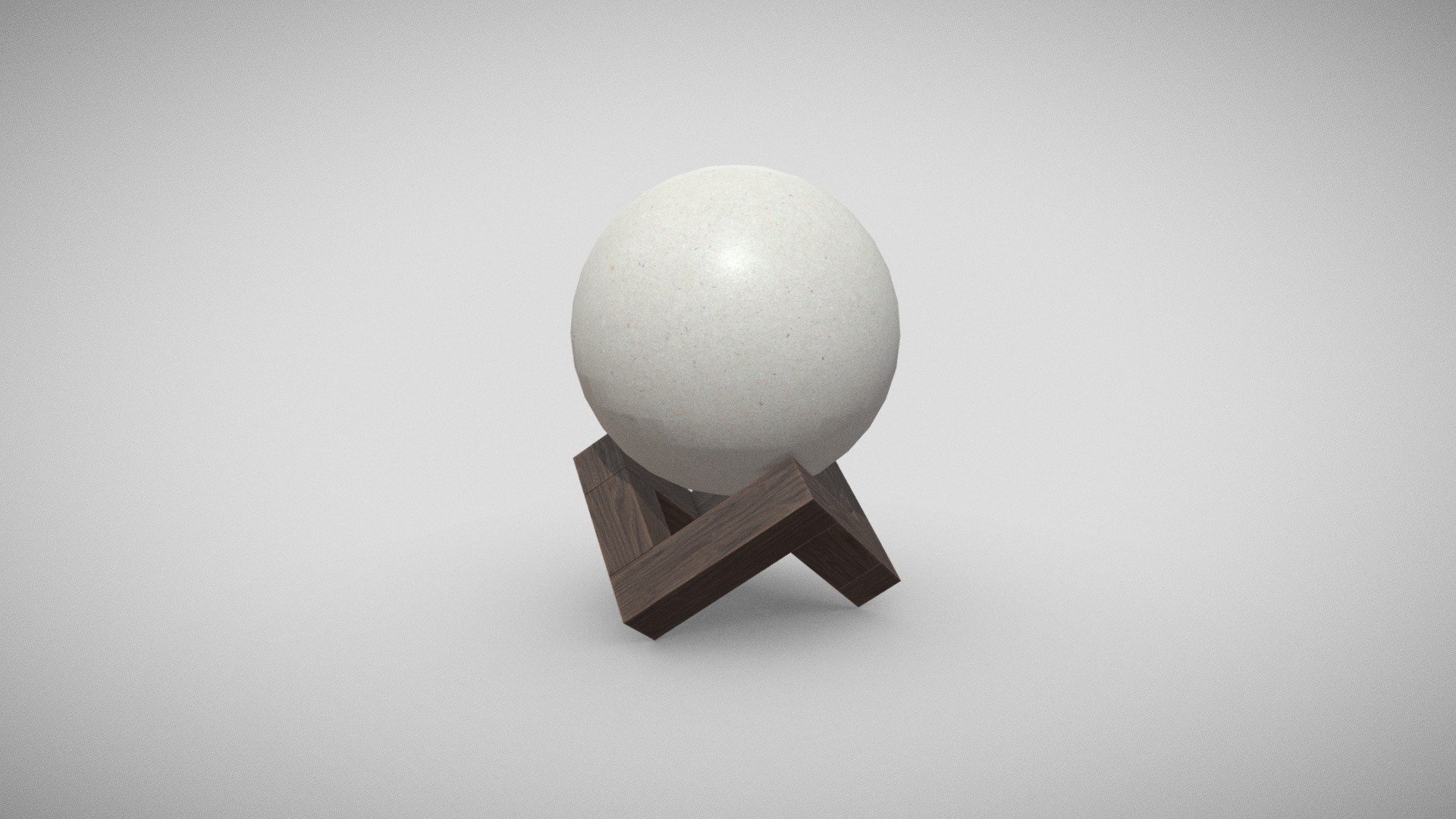 Moon Lamp based decoration. 
PBR texture made in Substance Painter, 3D model in Max exported as .FBX - Decor - Buy Royalty Free 3D model by DanSilva 3d model