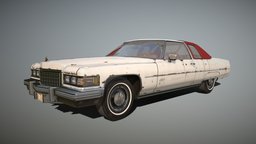 1976_Cadillac_Coupe cadillac, classic, rustic, old, coupe, dusty, luxury-car, 70th