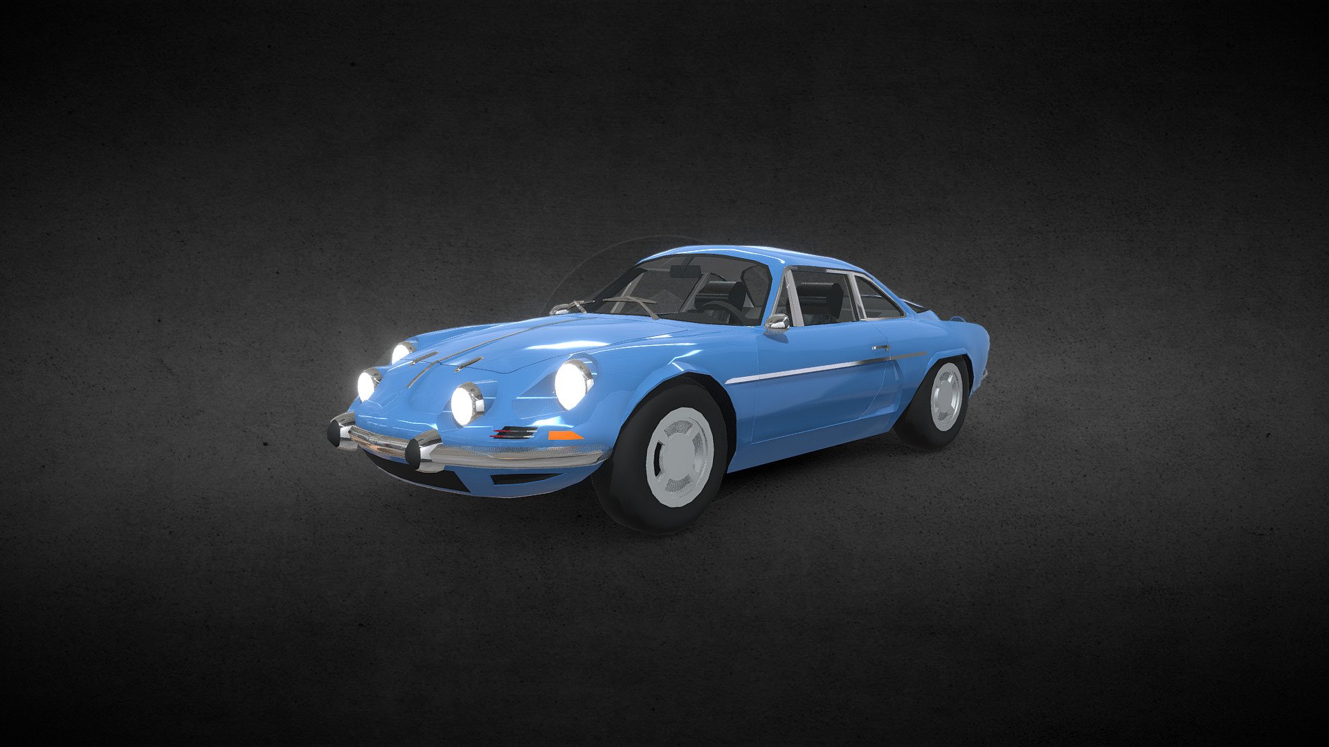 A low poly model of Alpine Renault A110 - french sportscar produced 1963-1974.

Free download.

I hope you'd like it 3d model