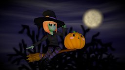 Happy Halloween! wip, pumpkinonline, maya, halloween