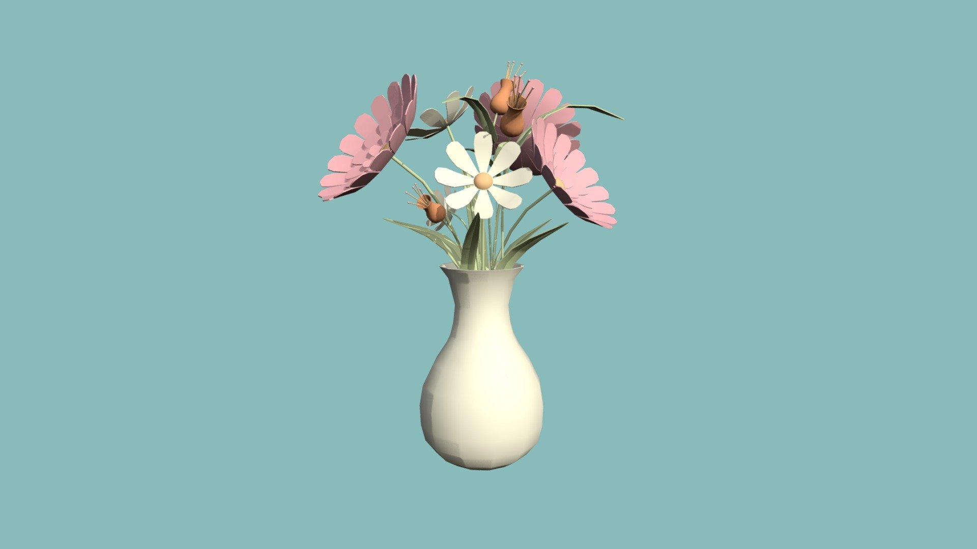 Hello everyone !

I am pleased to present to you this vase with flowers which will blend in with any decor of this style ! You can integrate it into all your games or activities and create a unique decor that only you have the secret ! Let yourself be carried away by your imagination ! Enjoy !

Made with blender - Vase with flowers - Buy Royalty Free 3D model by ApprenticeRaccoon 3d model