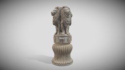 Ashoka Lions india, statue