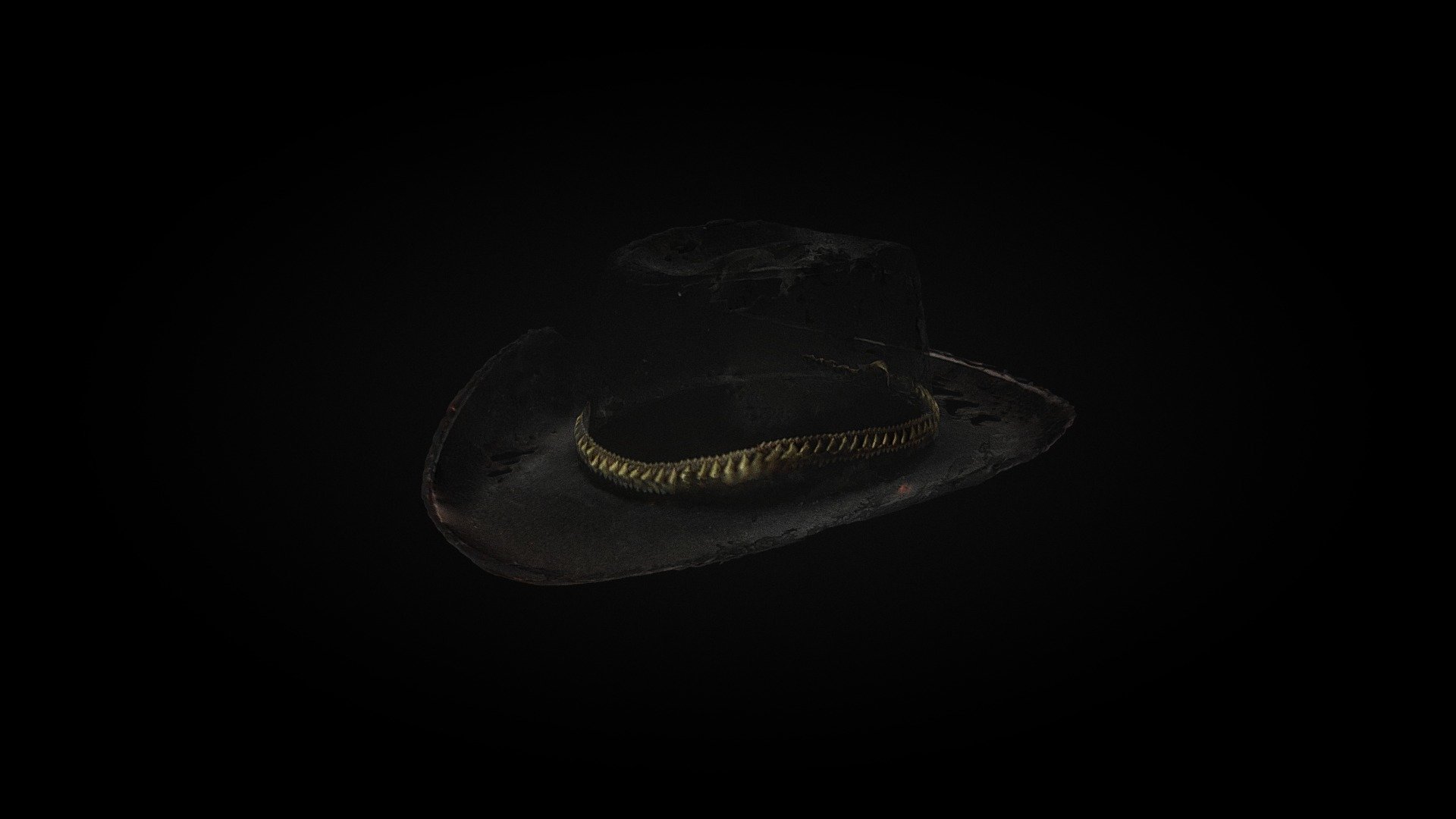 Another try of the built-in scanning app on the new HP Sprout - INVISIBLE COWBOY HAT - 3D model by l o u i s (@louis) 3d model