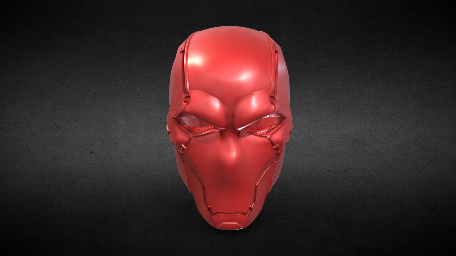 Red Hood Mask , printable

Single file and cut 4 pats 3d model
