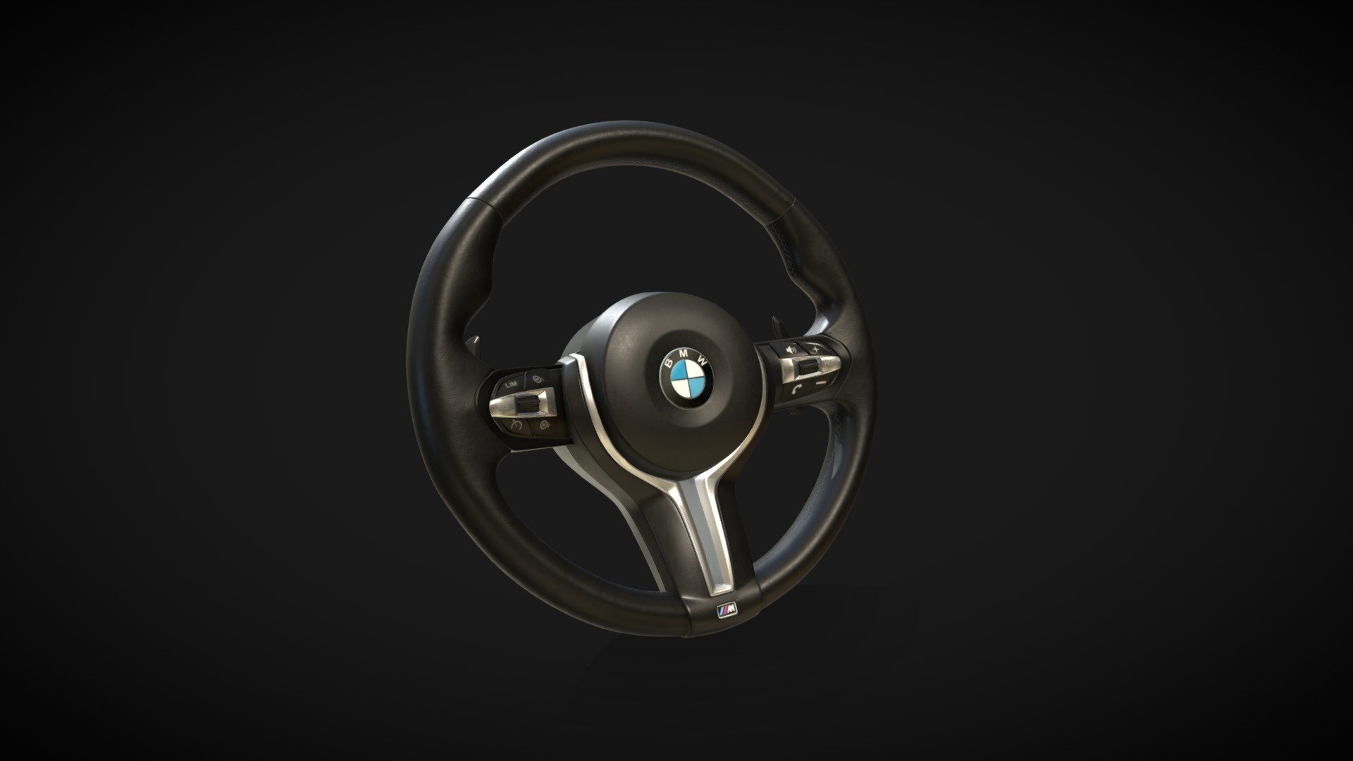 Small Wip - Steering wheel BMW - 3D model by sergey-is 3d model
