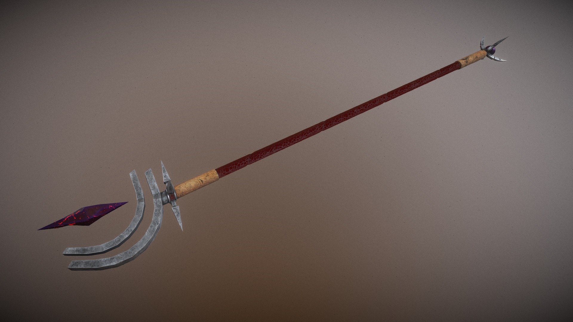Magic weapon for your game project.

Free content from this pack: 
https://sketchfab.com/3d-models/bone-weapons-sharp-pack-58201c9ea8dc4959aa798c3790734199

Hope it will be useful! - Magic Staff - Download Free 3D model by Helyeouka 3d model