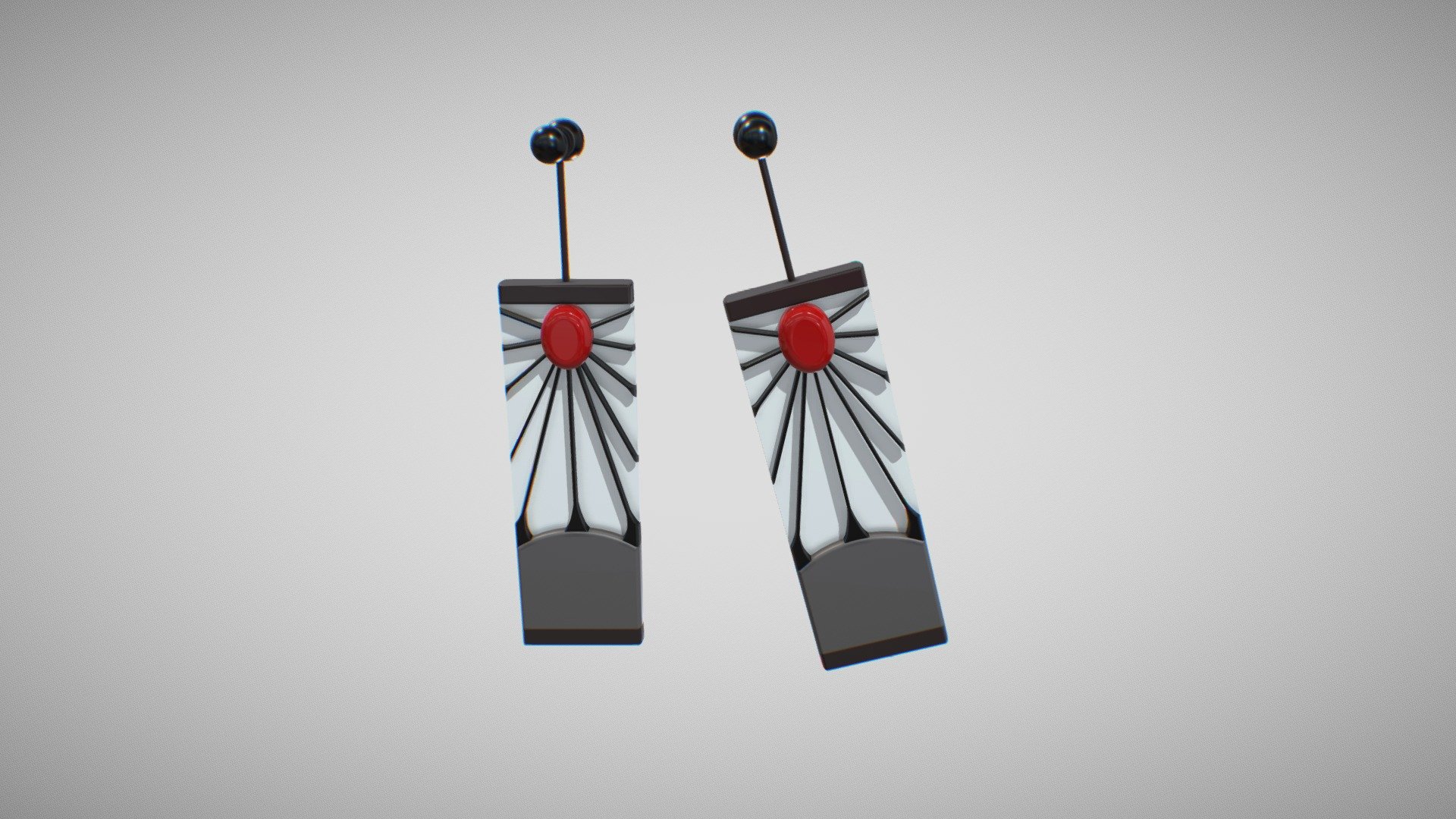 These are the earrings used by Tanjiro Kamado From the anime &ldquo;Demon Slayer