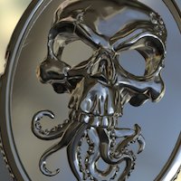 Tentacle Skull Ring by RBZ Jewelry rhino, jewelry, tentacles, rhinoceros, biker, tentacle, gothic, kraken, biomechanical, darkness, macabre, cthulhu, occult, rbz, skull, zbrush, dark, ring