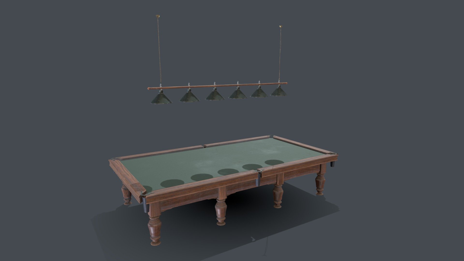 Billiards Table - Billiards Table - 3D model by AntonYurevich 3d model