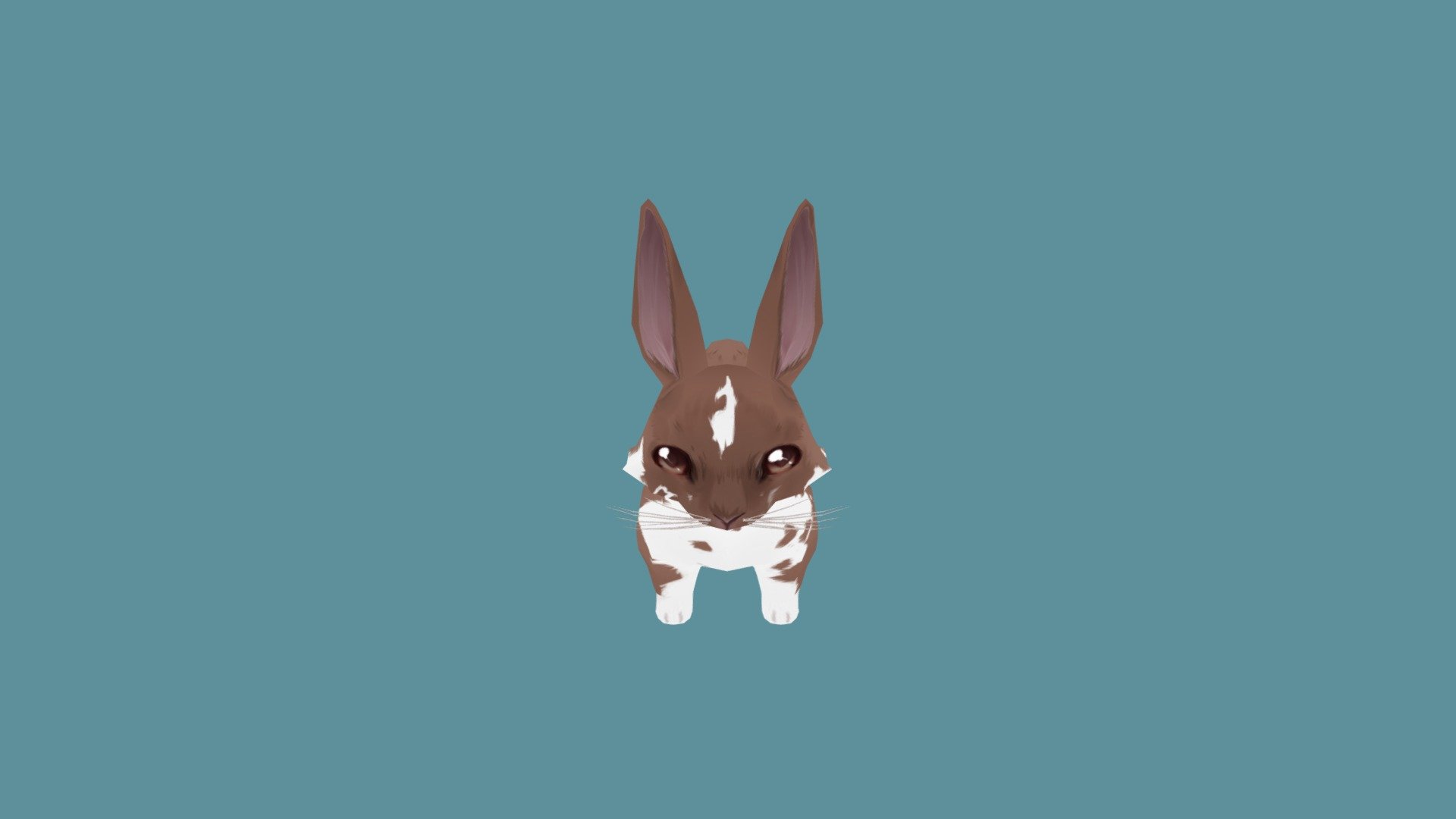 Rabbit - 3D model by ChristineDesigns 3d model