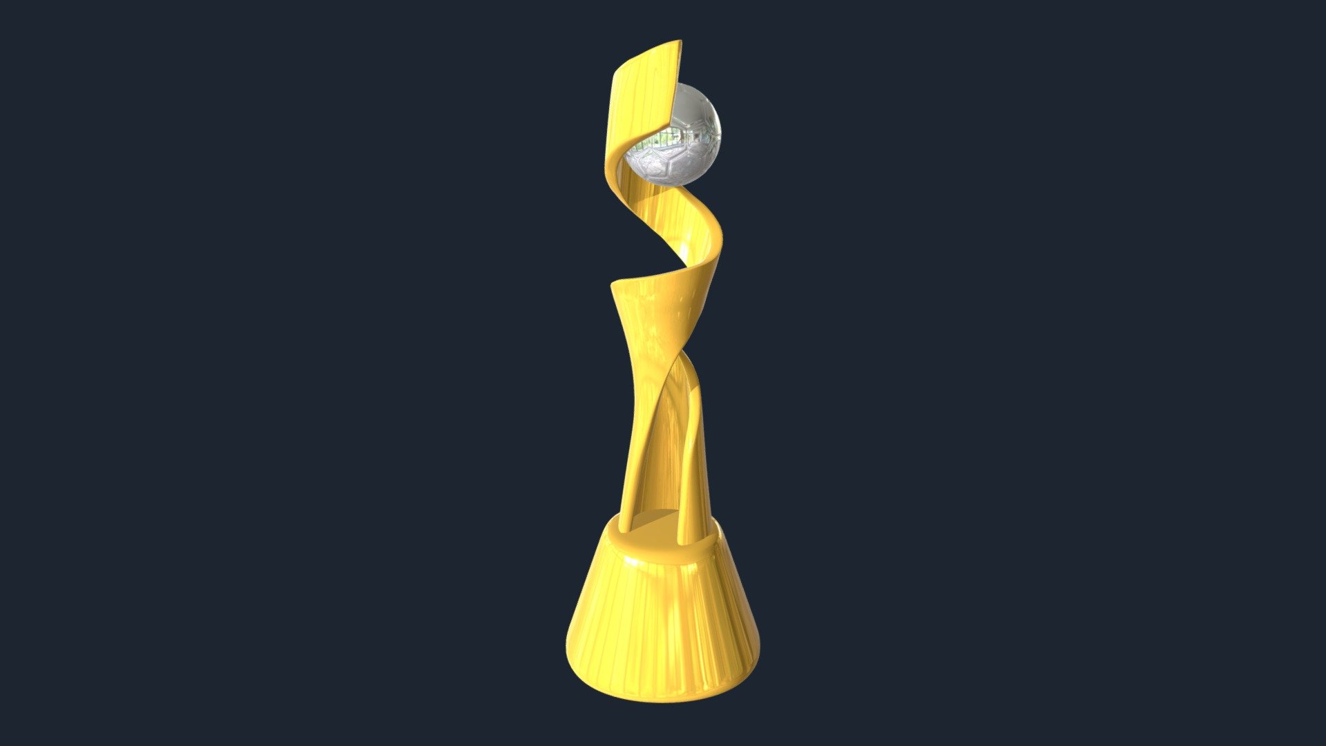modeling of the famous cup of FIFA Women's World Cup 3d model
