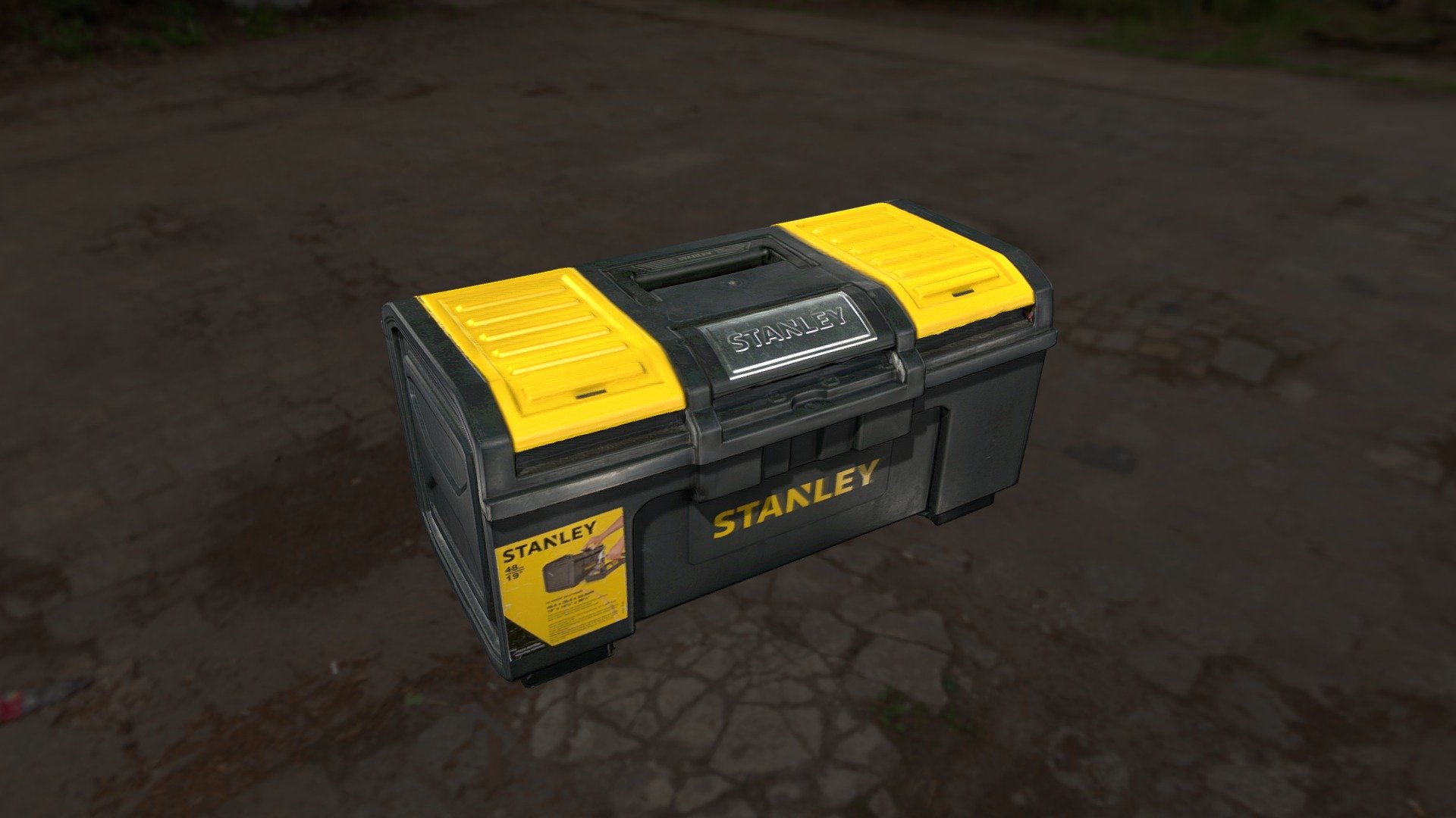 Tool Box - ToolBox Stanley - 3D model by Fredek 3d model