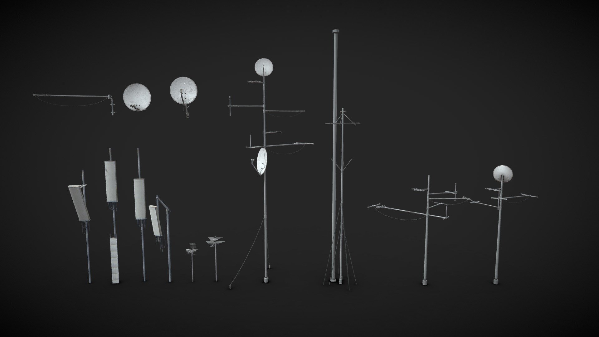 Antennas Pack

Low Poly
PBR Texture
Game Ready - Antennas Pack - Buy Royalty Free 3D model by carlcapu9 3d model