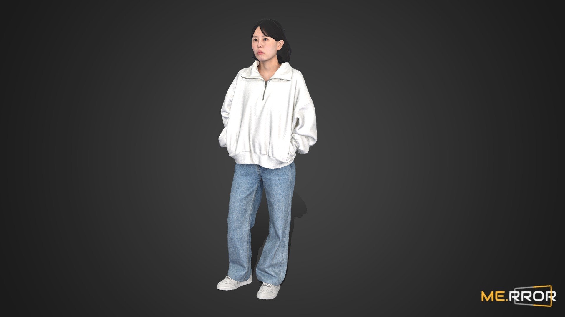 ME.RROR


From 3D models of Asian individuals to a fresh selection of free assets available each month - explore a richer diversity of photorealistic 3D assets at the ME.RROR asset store!

https://me-rror.com/store




[Model Info]




Model Formats : FBX, MAX


Texture Maps (8K) : Diffuse, Normal




Find Scanned - 2M poly version here: https://sketchfab.com/3d-models/ae49eecb5e234e098935b60767bc9c80



If you encounter any problems using this model, please feel free to contact us. We'd be glad to help you.



[About ME.RROR]

Step into the future with ME.RROR, South Korea's leading 3D specialist. Bespoke creations are not just possible; they are our specialty.

Service areas:




3D scanning

3D modeling

Virtual human creation

Inquiries: https://merror.channel.io/lounge - [Game-Ready] Asian Woman Scan_Posed 11 - Buy Royalty Free 3D model by ME.RROR Studio (@merror) 3d model