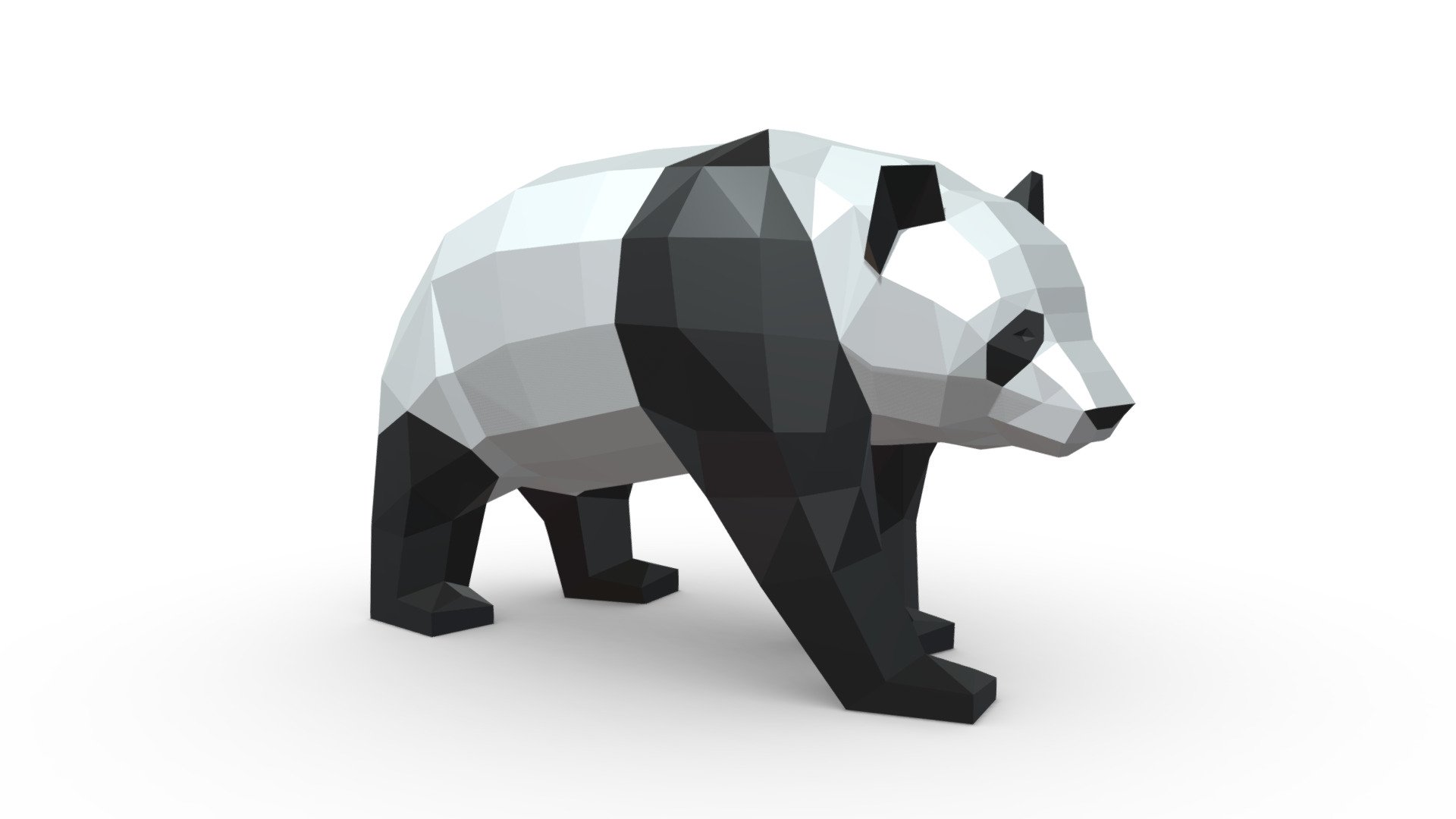 panda - 3D model by PolyArt (@ivan2020) 3d model