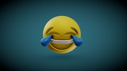 Emoji_laugh laughing, cacklespit, laugh, emoji, laughter, smilegamebuilder, 3d, sneer, guffaw, heehaw, haw-haw