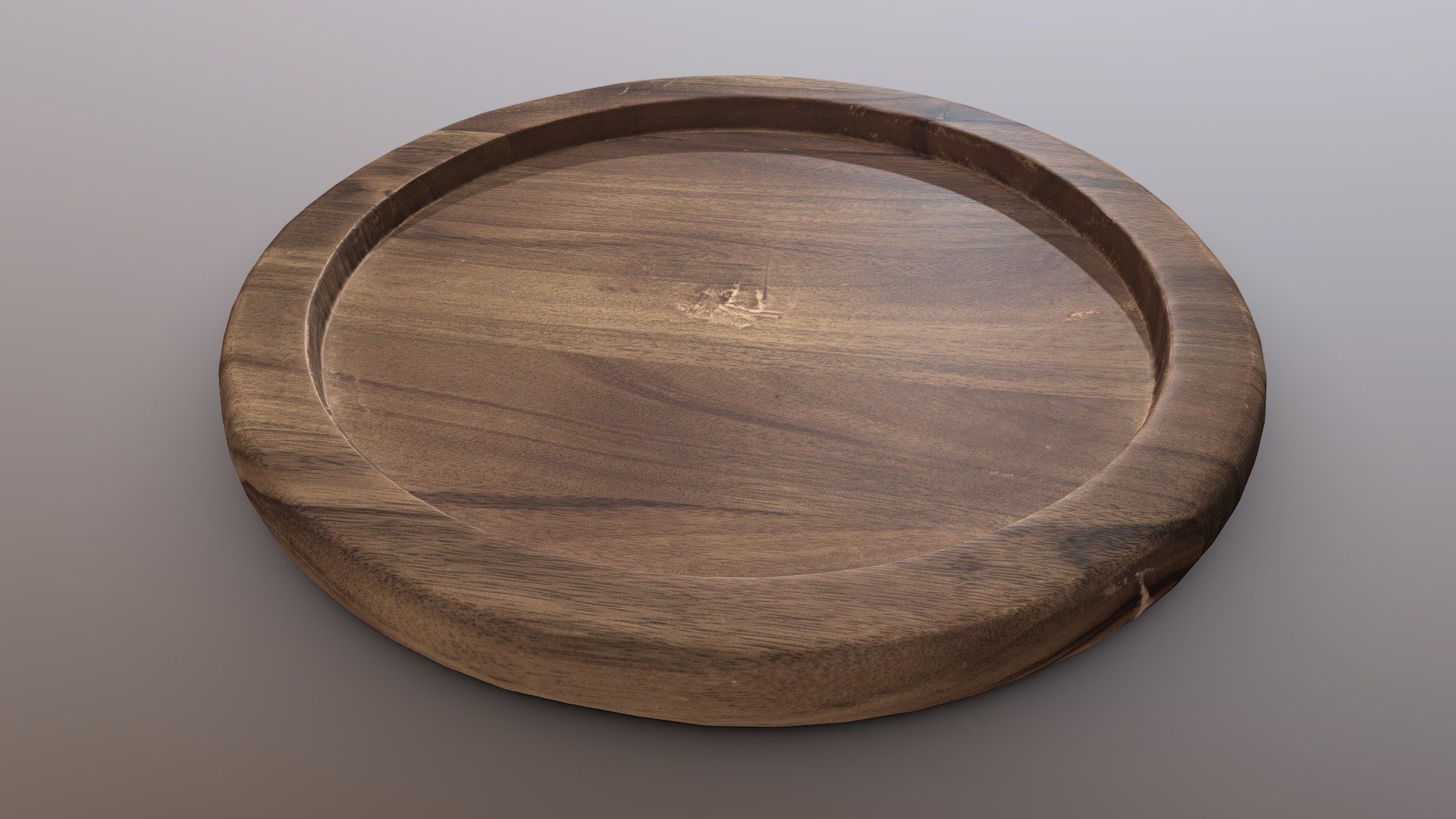 Used wooden plate


Photorealistic
Download contains 3 LODs (642, 2242 and 8066 vertices)
Quad based topology
3D printable
Texture size: 4096x2048
Diffuse, Roughness and Normal maps
PBR Material (Specular &amp; Roughness)
Optimized normal map for each LOD (or use the “medium” one for all LODs to save space)
All other textures shared between LODs for your convenience
 - Small Wooden Plate - Buy Royalty Free 3D model by KuMa Digital Studios (@romay) 3d model