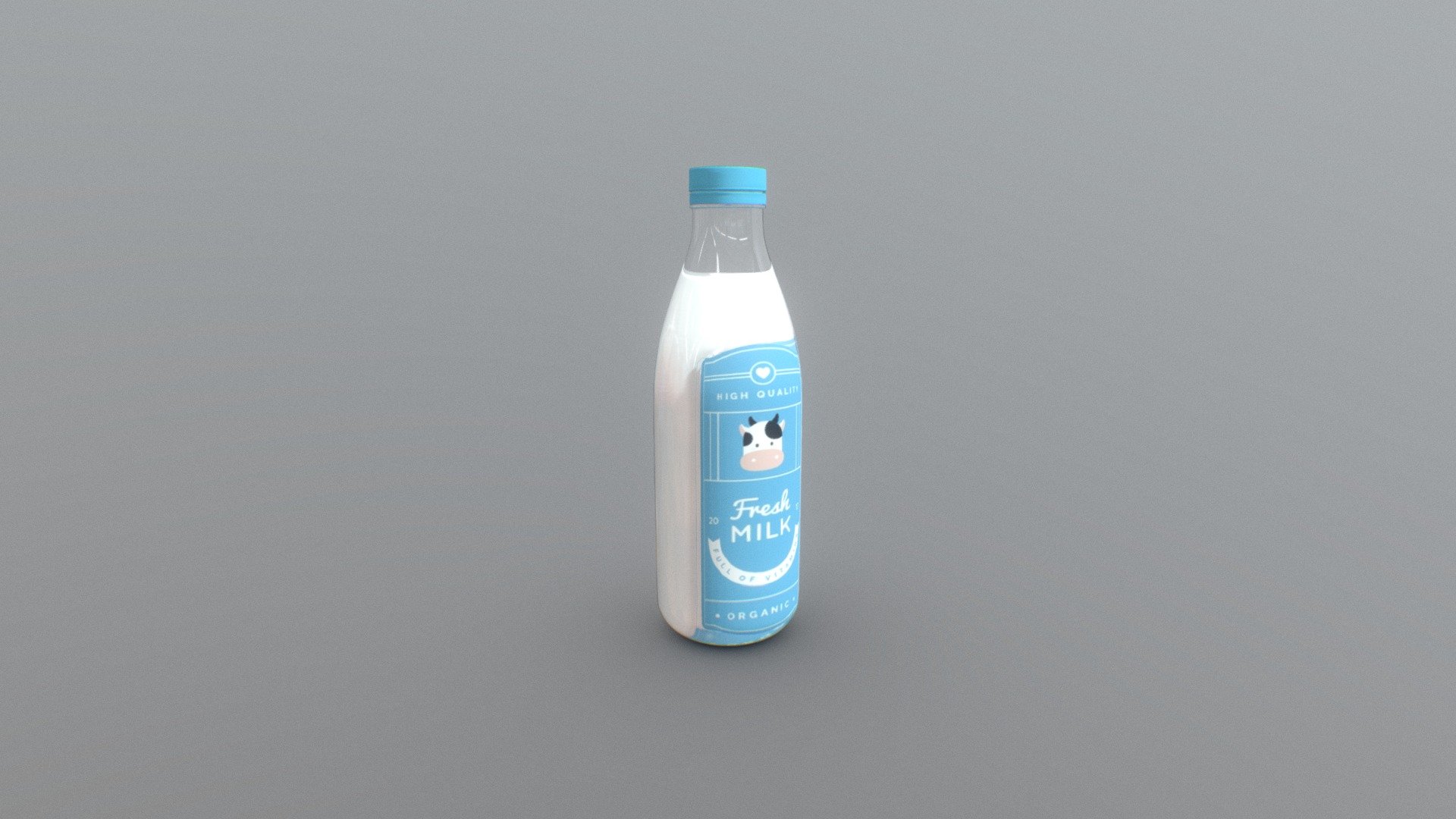Organic Fresh Milk Bottle 1L
- Actual size
- Easy to edit
- Ready to import in realtime render software - Organic Fresh Milk Bottle 1L - Buy Royalty Free 3D model by robertrestupambudi 3d model
