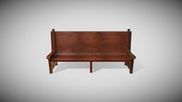Trainstation bench wooden, bench, prop, seat, seating, trainstation, props-assets, railway-station, game, interior