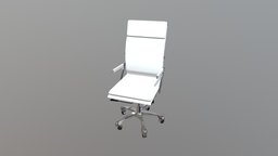 Lider Plus Hi Back Office Chair White office, indoor, furniture, zuo, zuomod, chair