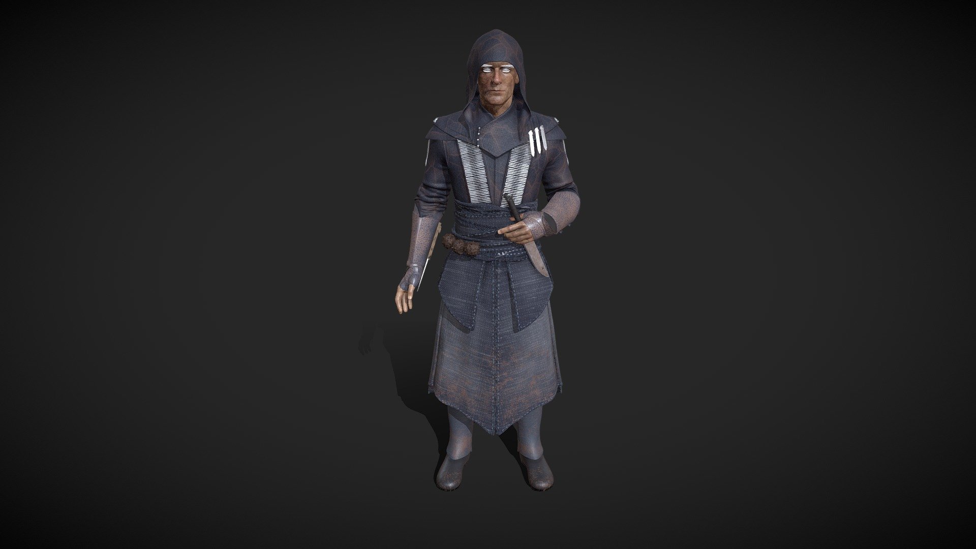 Assassin Character - 3D model by hardikjain707 3d model