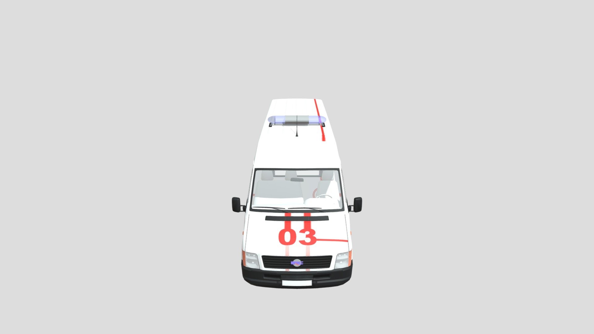 the ambulance is a russian ambulance. i hope you like it 3d model