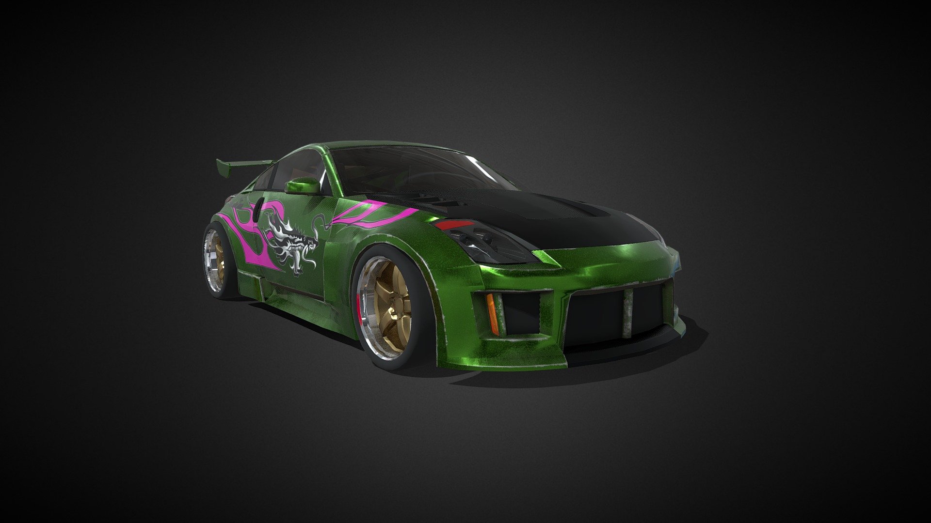 Time  for another nfs legend! Hope you like it.
Takea look to the other models in my prifle if you love cars - Rachel`s 350z NFS U2 - Download Free 3D model by memoov (@movartD) 3d model