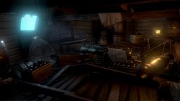 On-board jack, demo, materials, level, deck, chaos, dirty, shiny, swords, moody, sparrow, muddy, haul, filthy, game, photoshop, blender, art, substance-painter, design, ship, wood, sea, pirates, boat