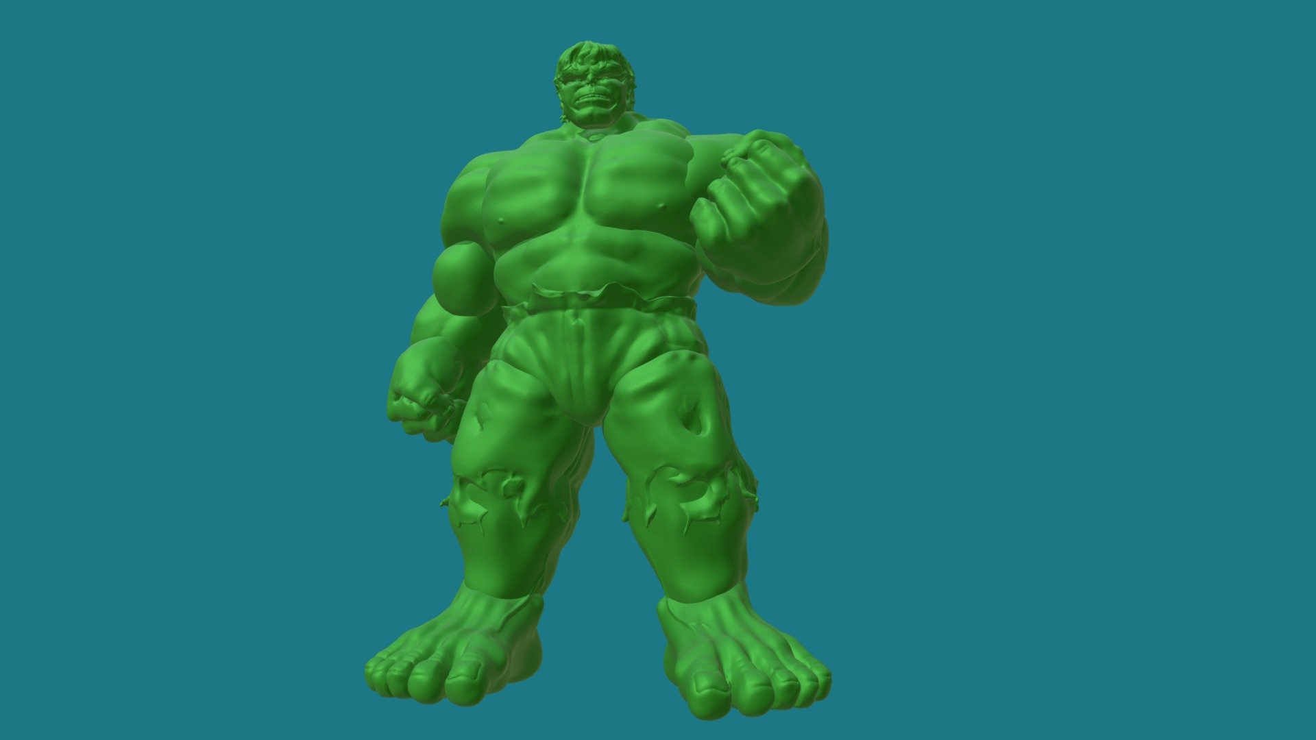 Strongest there is! Mixed version of old and new - Hulk - 3D model by Mr Jay (@mrjay) 3d model