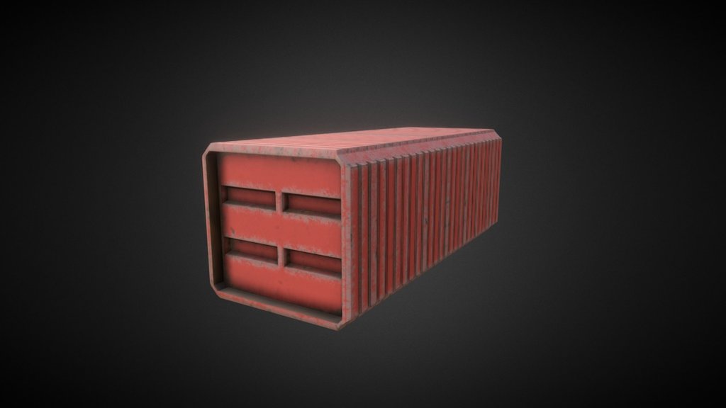 Cargo Container - 3D model by Vaughan.Staehr 3d model