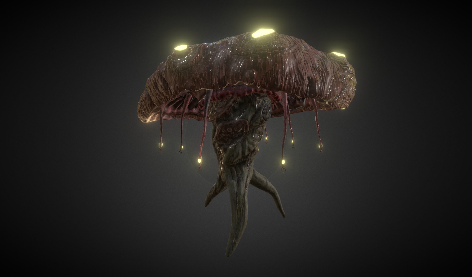 just meat glowing mushroom tree ;p - mushroom tree - 3D model by korben_dallas 3d model