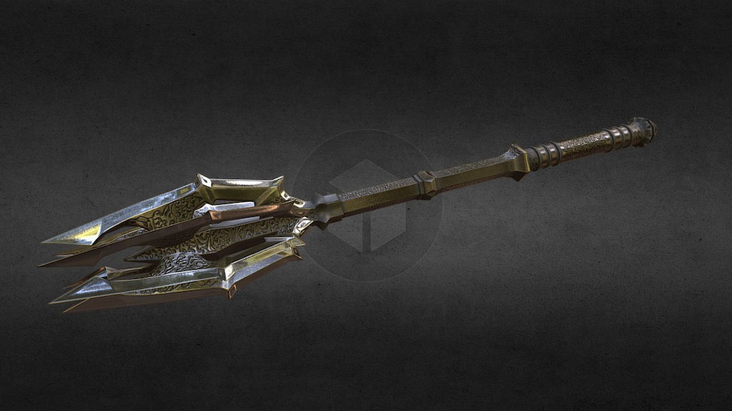 Sauron's Mace made for a class assignment. Made to be PBR Game engine ready with 2k textures 3d model