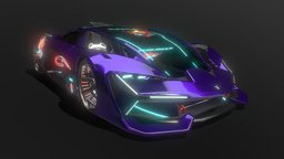 Cyberpunk Lamborghini Terzo