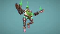 The Potion Seller stylised, goo, potion, overwatch, character, cartoon, game, gameart, scifi, sci-fi, stylized, gamecharacter, fantasy