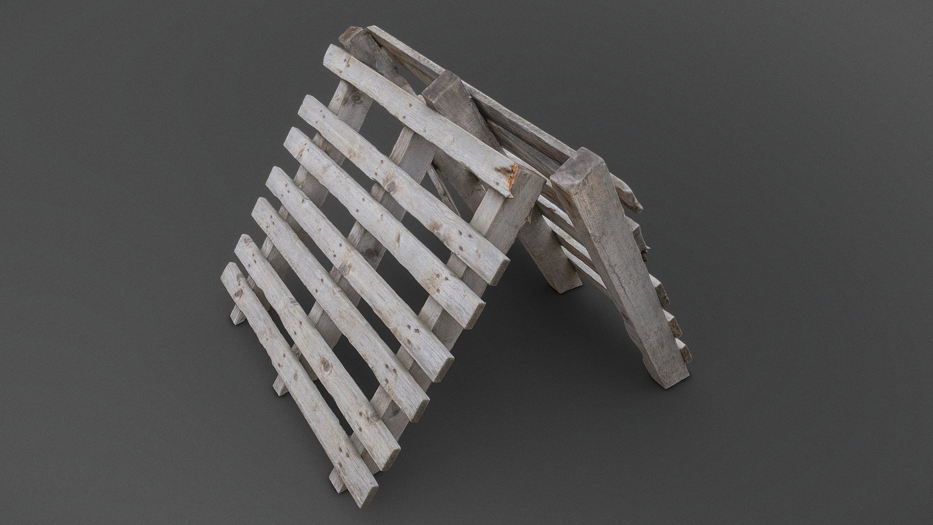 Wooden A stand barricade block sawhorse

Photogrammetry scan 180x24MP, 3x16K texture + HD Normals, tif available as additional format download - Wooden A stand - Buy Royalty Free 3D model by matousekfoto 3d model