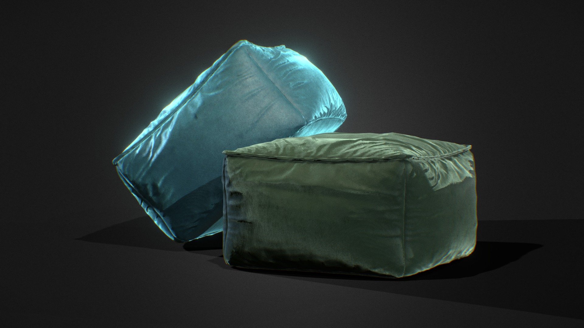 It is a 3d model of velvet Pouf for using as living-room furniture. It is can be used as a seating padded cushion in games and many other interior render scenes.

This model is created in 3ds Max and textured in Substance Painter.

This model is made in real proportions.

High quality of textures are available to download.

Metal-ness workflow- Base Color, Normal, Ambient Occlusion and Roughness Textures 3d model