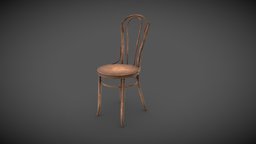Old Wooden Chair bar, office, comfortable, furniture, seating, old, traditional, dining, contemporary, living-room, bar-stool, home-decor, wooden-chair, dining-chair, dining-room, chair