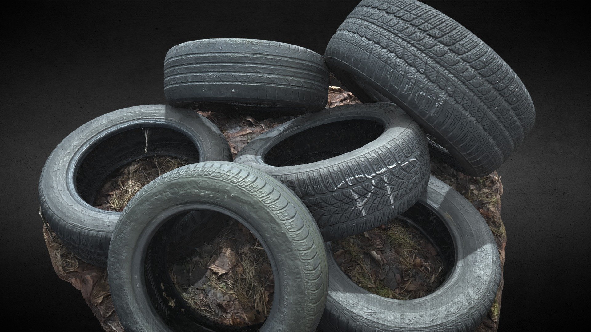 made on canon mkII lens 35mm
maps 4k: diffuse, roughness, nrm, bump, ao
cleaned geometry, no retopology - tires car trash photoscan - Buy Royalty Free 3D model by looppy 3d model