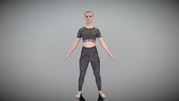 Beautiful woman in sportswear in A-pose 435 cute, style, archviz, scanning, people, pose, standing, , photorealistic, sports, fitness, gym, pink, trainer, realistic, training, woman, yoga, sneakers, peoplescan, femalecharacter, tracksuit, sportswear, a-pose, readyforanimation, photoscan, realitycapture, photogrammetry, lowpoly, scan, female, human, sport, highpoly, scanpeople, deep3dstudio, realityscan