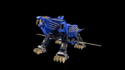 Blade Liger (Animated) mechanical, mecha, liger, zoids, maya2019, animal, anime, robot, blade, bladeliger