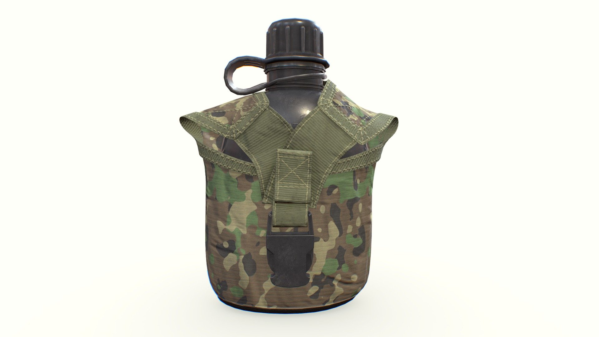 I have done this 3D model in a contest from ZArt Academy organized by my Mentor Vijay Pratap Singh - 3D Military Bottle - 3D model by Anish Sharma (@Anish_Sherpuri) 3d model
