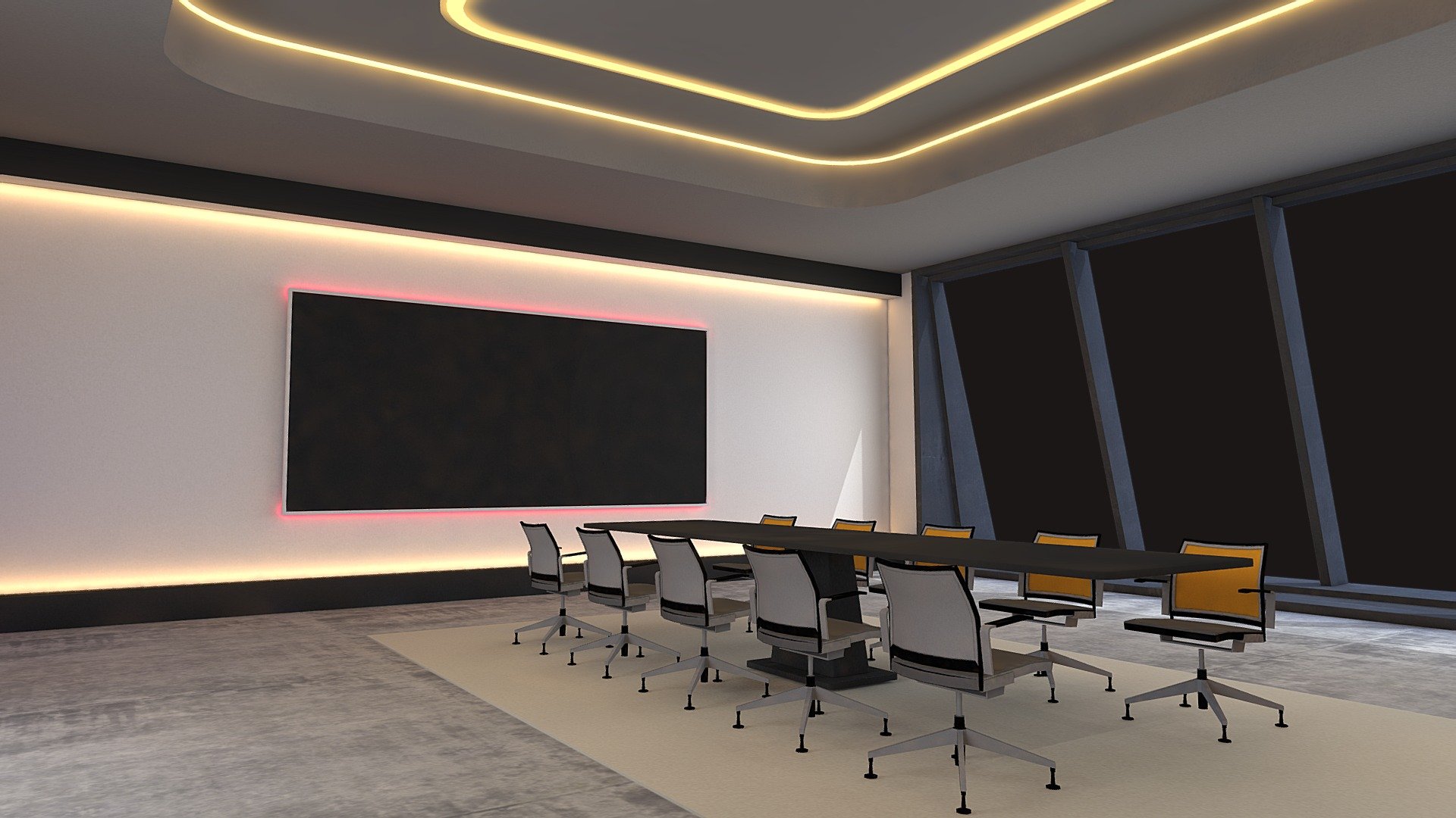 meeting room - 3D model by Titank (@Titank_Crealis) 3d model