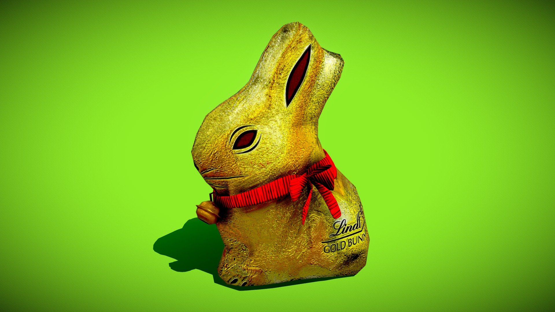 A Lindt chocolate gold wrapped bunny made using Blender 2.79 and the Cycles render engine.

Check out my blog at: https://rhcreations.tumblr.com/ - Lindt Gold Easter Bunny - Download Free 3D model by rhcreations 3d model