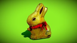 Lindt Gold Easter Bunny bunny, easter, chocolate, easter-bunny, gold-bunny