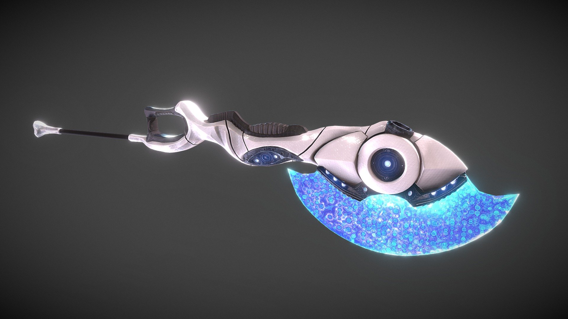 Another part of the SciFi weapon series I’m working on. This Greataxe has the same specifications as the other weapons in the set and can be used in games or other realtime projects. Full PBR texture set included 3d model