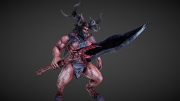 Demon Medium Animations demon, videogame, videogame-character, rigged