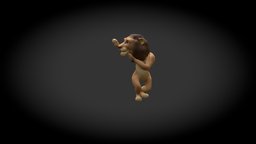 Lion Samba africa, lion, cartoon-animal-animation, 3d-printer-scan-model