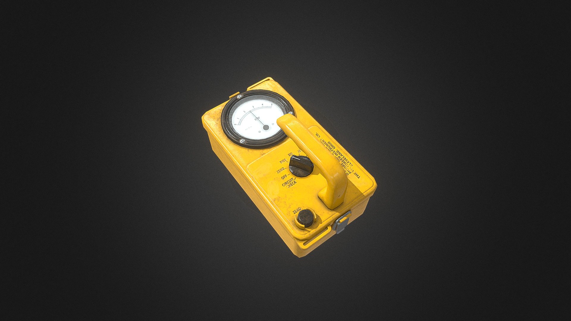 My first 3d model - Geiger Counter - 3D model by AnonymousCG (@racucev) 3d model