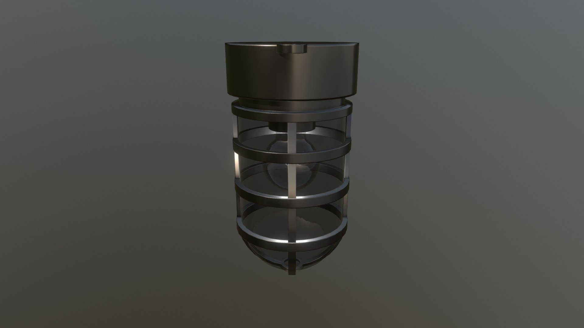 It makes light - Industrial Caged Light - Download Free 3D model by Fishboe (@ministephen) 3d model