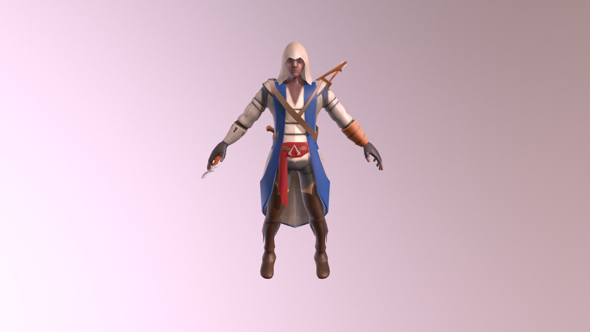Assassin's Connor Kenway - 3D model by kennychee324 3d model